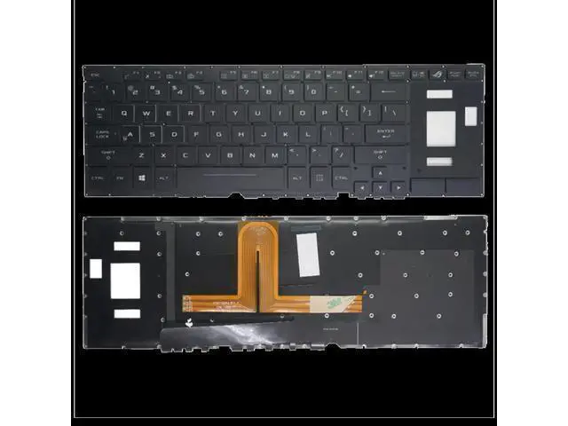 Alt view image 4 of 4 - For Asus Keyboard GX501 GX501V GX501VI GX501VSK GX501G GX501GI-XS74 0KNB0-6617US00 GX531 GM531 GX701V Replacement Claviers US