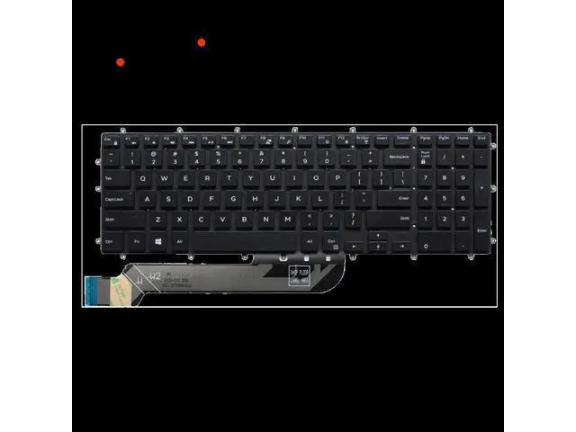 Alt view image 2 of 4 - US for Dell Backlit Keyboard Positivo Notebook Dns ClevoInspiron15-7000 7566 7567 7568 7577 5567 7587 7570 7580