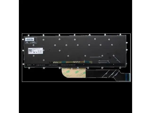 Alt view image 3 of 4 - US for Dell Backlit Keyboard Positivo Notebook Dns ClevoInspiron15-7000 7566 7567 7568 7577 5567 7587 7570 7580
