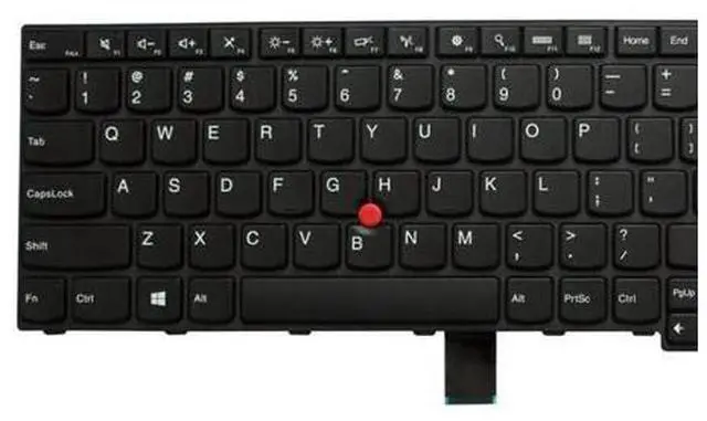 Alt view image 4 of 4 - PANSI Replacement Keyboard for Lenovo Thinkpad E550 E550C E555 E560 E565 Laptop No Backlight