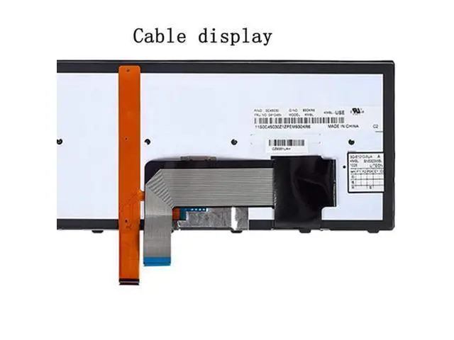 Alt view image 4 of 4 - US for Lenovo Keyboard E531 L540 W540 W550 W541 T540 T540P E540 P50S T560 L560 T550 Backlit Replacement Dns Packard Bell