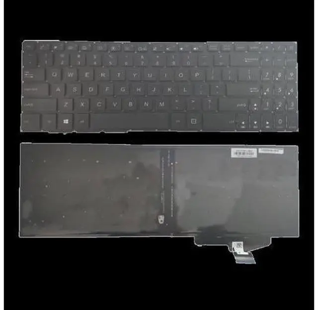 Alt view image 4 of 4 - US for Asus Laptop Keyboard X580 N580 N580V VivoBook Pro 15 X580VD X580VN 0KN1-291TA12 0KNB0-5600TA00 Backlight Claviers Dns