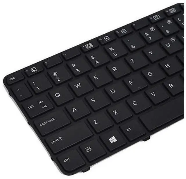 Alt view image 3 of 4 - PANSI Keyboard Compatible for HP PROBOOK 430 440 G3 G4 445 G3 640 645 G2 Series with No Backlit Frame Black US