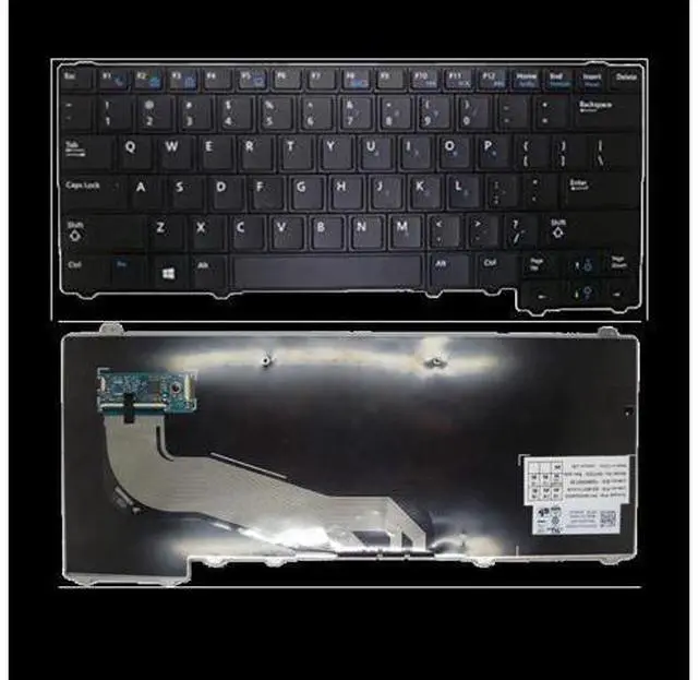 Alt view image 4 of 4 - US for Dell Keyboard Positivo Notebook Dns Clevo Intelbras E5440 P44G PK130WQ4A0 SN72230 SG-60710-XUA 0Y4H14 Y4H14
