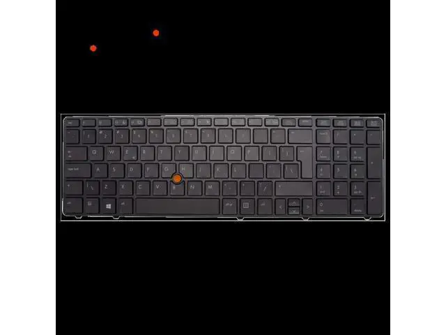 Alt view image 2 of 4 - US Backlit Positivo Notebook Keyboard Dns Clevo for HP Probook 8560W 8570W