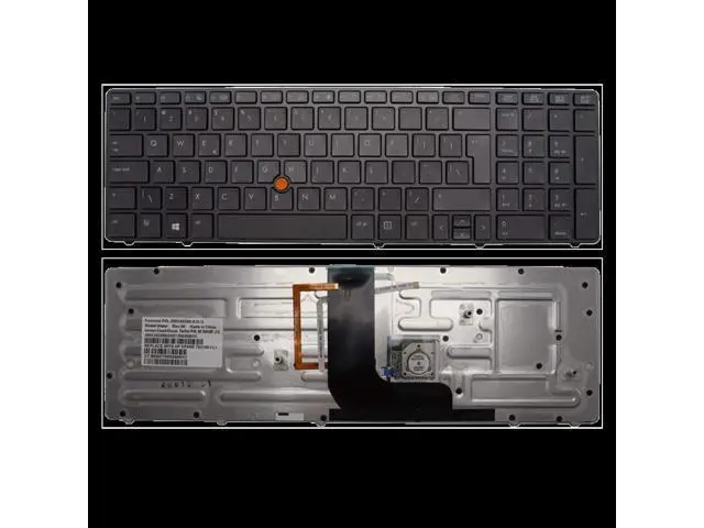 Alt view image 4 of 4 - US Backlit Positivo Notebook Keyboard Dns Clevo for HP Probook 8560W 8570W