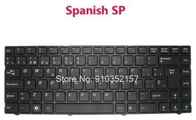 Main image of Laptop Keyboard For VIT P2402 P2412 P2402-01 P2402-02 Spanish SP NO Frame