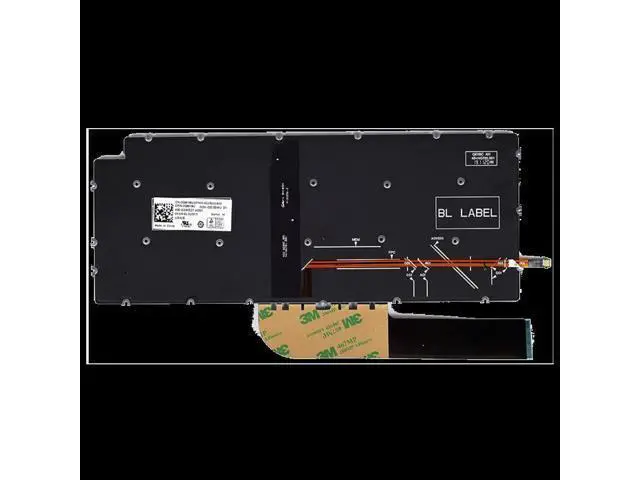Alt view image 3 of 4 - US Backlit Keyboard White for Dell Laptop13- 5390 5391 7391 14- 5490 5491 7491 5498 7490 5493 Positivo Notebook