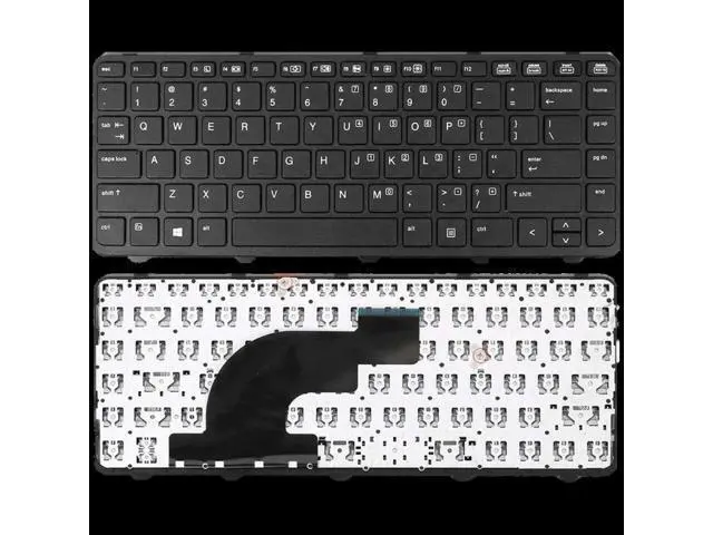 Alt view image 4 of 4 - US Positivo Notebook Keyboard for Laptop Dns Clevo for HP PROBOOK 640 645 G1 Black Without Pointing Stick