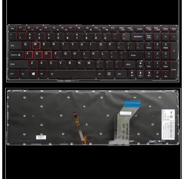 Alt view image 4 of 4 - US for Thinkpad Backlit Keyboard for Laptop for Lenovo Y700 Y700-15 Y700-15ISK Y700-15ACZ Y700-17ISK Y700-15ISE