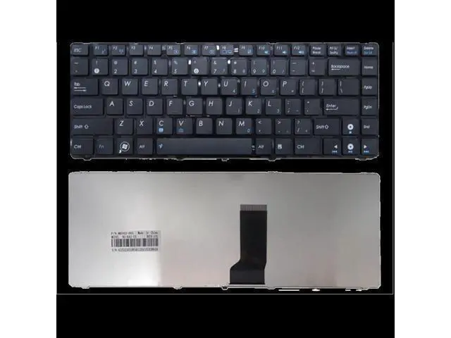 Alt view image 3 of 4 - for Asus Keyboard K42J X43 X43B A43S A42 K42 A42J X42J K43S UL30 N42 N43 B43 U41 U35J UL80 Replacement Dns Shop Clevo Laptop US