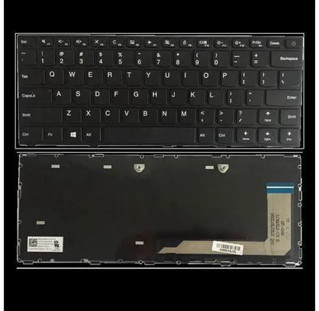 Alt view image 4 of 4 - US for Thinkpad Keyboard for Laptop Clevo Dns Intelbras for Lenovo 110-14 110-14ibr 110-14isk