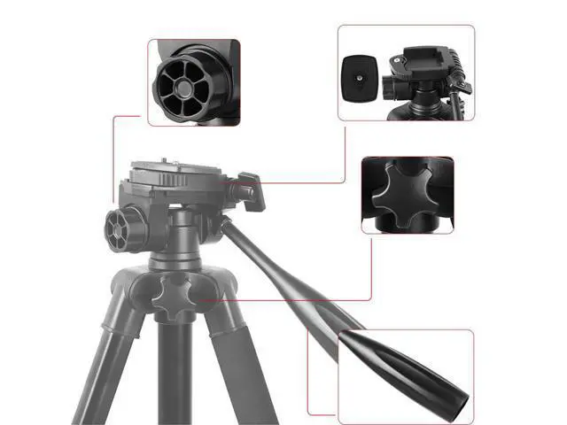 Alt view image 2 of 4 - Professional Camera Tripod Monopod Stand for DSLR Camera Vlog Photography