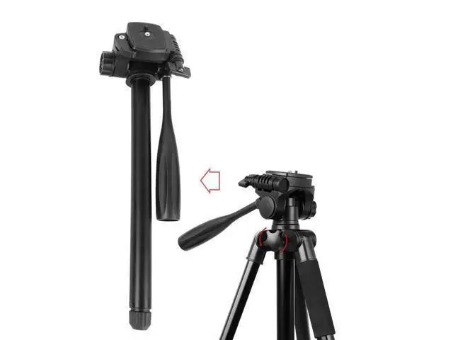 Alt view image 3 of 4 - Professional Camera Tripod Monopod Stand for DSLR Camera Vlog Photography