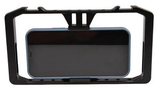 Alt view image 3 of 4 - Smartphone Video Rig Clip Handheld Stabilizer Holder Vlog Film Video Filmmaking