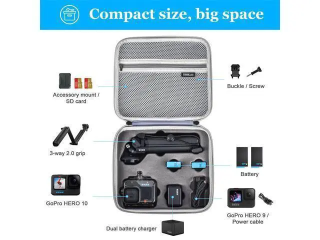 Alt view image 2 of 4 - STARTRC Portable Handbag Carrying Cover Case for Gopro 10 Accessories