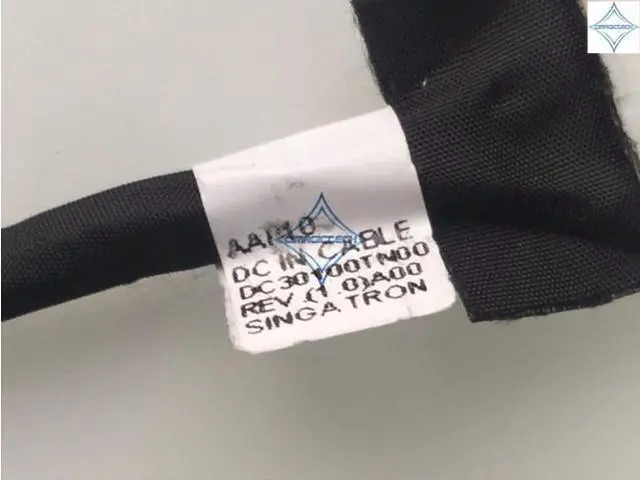 Alt view image 2 of 3 - for Dell Alienware M15X R1 15 R2 R3 784VK DC30100TN00 laptop DC power jack connector with cable