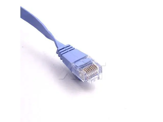Alt view image 3 of 3 - 5PCS EST CAT6 Flat UTP Ethernet Network Cable RJ45 Patch LAN Cable For Router DSL Modem 15M