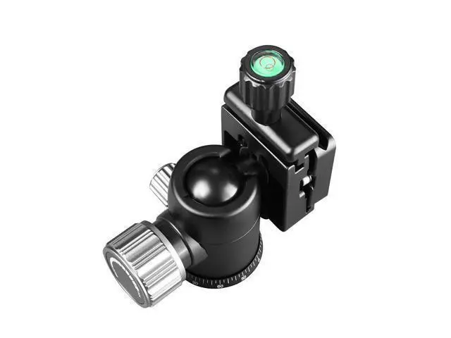 Alt view image 3 of 4 - G00 Tripod Ballhead Mount with Quick Release Set for Tripod Monopods Phone Holder with 1/4" Screw Hole