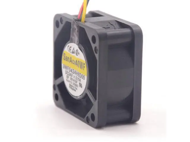 Alt view image 3 of 4 - For Sanyo 9WF0424H6D05 4020 DC 24V 0.11A 3-P axial cooling fan waterproof