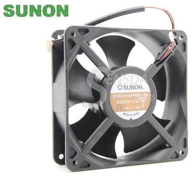 Main image of For Sunon KDE2412PMB1-6A 12038 DC 24V 6.7W 120X120X38MM 12cm server cooling fan