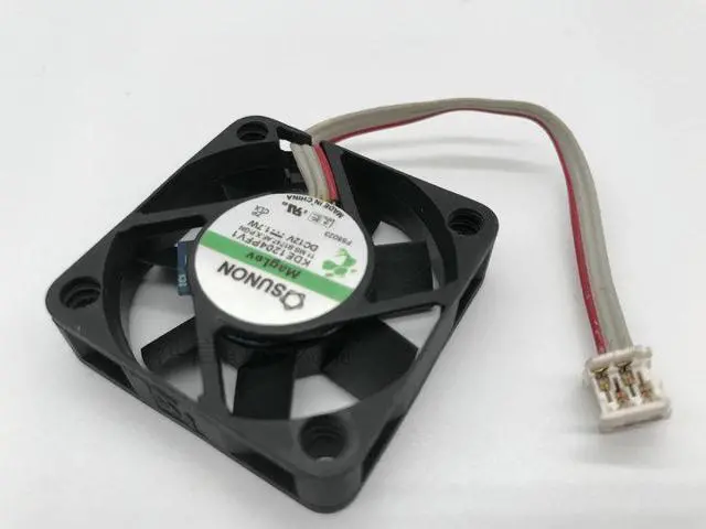 Alt view image 3 of 3 - 40mm 4cm KDE1204PFV1 4010 DC12V 1.7W Cooling Fan for Sunon 3-wire Cooler 3Pin Mini Fans Repair Part