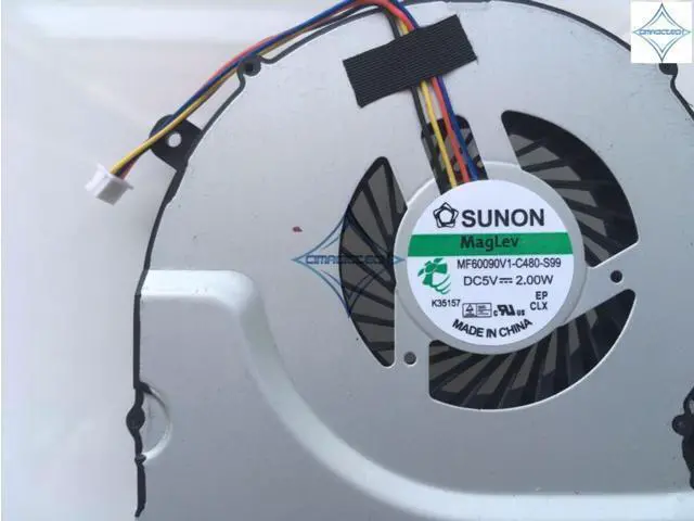 Alt view image 2 of 2 - OEM for ASUS K55 K55A K55X K55V K55VD X55 X55A X55U X55C MF60090V1-C170-S99 MF60090V1-C480-S99 laptop cpu cooling fan