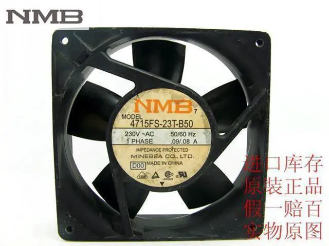 Main image of For NMB 4715FS-23T-B50 230V 50 / 60HZ 9 / 8W 12025 12cm 120mm industrial cooling fan