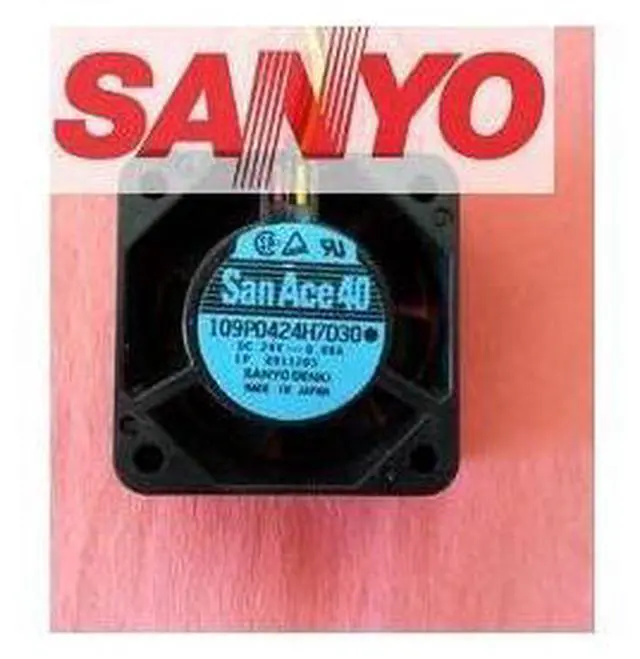 Main image of For Sanyo 109P0424H7D30 4CM 24V 3 wire cooling fan