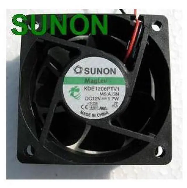 Alt view image 2 of 2 - For Sunon KDE1206PTV1 Maglev 6CM 60MM 60*60*25MM 6*6*2.5CM 6025 12V 1.8W Cooler Server Inverter Cooling Fan