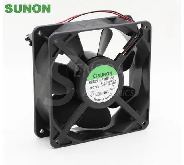 Main image of For Sunon KDE2412PMB1-6A DC 24V 10.3W 12038 120x120x38mm 12cm server inverter cooling fans