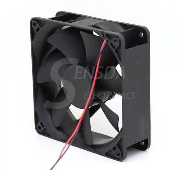 Alt view image 2 of 4 - For Sunon EEC0382B3-0000-A99 12038 120mm 12cm DC 24V 3.1A 2-wire -pin server inverter case axial cooling fans