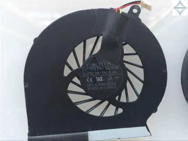 Alt view image 2 of 2 - for HP 2000 CQ43 430 431 435 436 CQ57 630 631 G43 G57 646183-001 DFS551005M30T FADL laptop cpu cooling fan