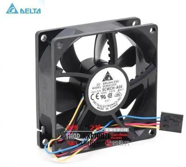 Main image of for delta QFR0812UH 9CWCH-A00 12V 0.87A 8CM 4 wire PWM cooling fans speed control