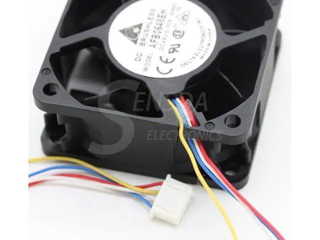 Alt view image 4 of 4 - for delta AFB0648EH 6cm 60mm 6025 48V 0.21A 60mm 4 -pin PWM tempreture control computer Server Inverter Cooling fans