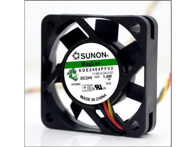 Alt view image 2 of 5 - For KDE2404PFV2 4010 4CM 24V 1.4W 2pin 3pin mute Maglev cooling fan 40X40X10MM