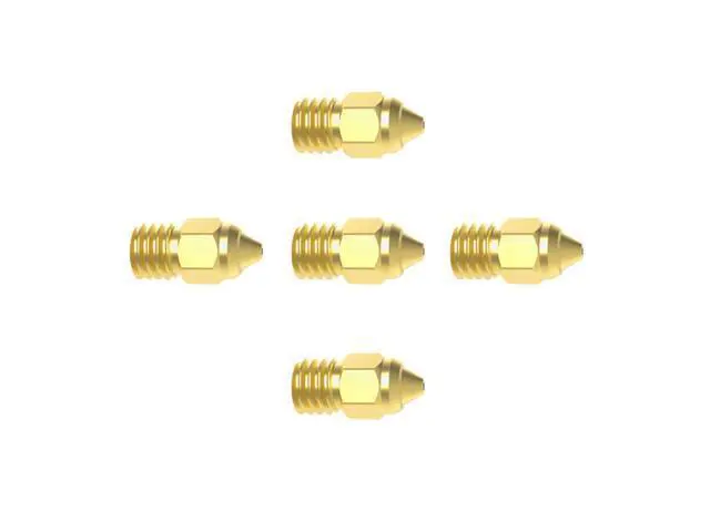 Alt view image 2 of 3 - CREALITY 3D Printer Parts MK-ST Nozzle Kit 5Pcs/Set Mix Size