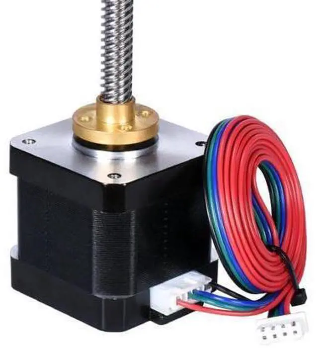 Alt view image 2 of 2 - Funssor 1pcs 1.8/1.9 NEMA17 Linear stepper motor TR8X8 Z axis motion lead screw motor For Trident3D printer parts