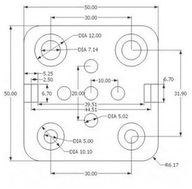Alt view image 3 of 3 - fussor 3 D printer Carving machine parts Openbuilds CNC micro V plate Mini V Plate - V Slot Aluminium Linear Extrusion