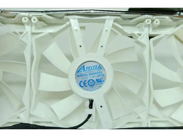 Alt view image 3 of 4 - GA92O2H GTX500 580 1060 Hof Hall of Fame Graphics Card Fan 4-Pin Temperature Control Three Fan
