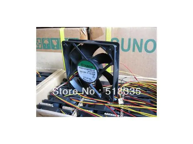 Alt view image 2 of 2 - For Sunon PMD1212PTB1-A (2).F.GN 120mm x 25mm 12V 12.0W 3pin 150CFM Case Fan