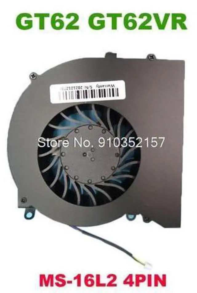 Main image of 4PIN CPU FAN For MSI GT62 GT62VR MS-16L2 GT62VR 6RD 6RE 7RD 7RE GT62VR-6QD GT62VR 6RD-033CN GT62VR 6RD-093XCN MS-16L1 MS-16L3