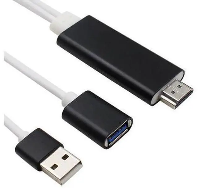 Main image of 1080P compatible con HDMI AV HD TV adaptador de Cable de Video Cable para Samsung Galaxy J3 J7 LG K20 + PLUS + teléfono
