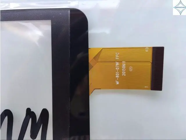 Alt view image 2 of 3 - 8'' Touch Screen Digitizer glass panel capacitive replacement MF-801-079F FPC FHX MF 801 079F external writing