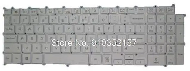 Main image of Laptop Backlit Keyboard For LG gram 17 17Z90N AEW74089812 19A6A-US AEW74089802 19A6B-US KT01-19A6BS03USRA000 English US NO Frame