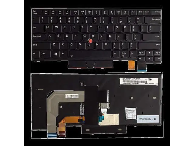 Alt view image 2 of 4 - Send Keyboard Film English Backlit Keyboard for Lenovo Thinkpad T470 A475 T480 A485 Laptop