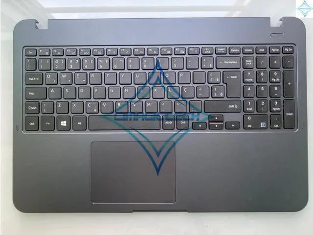 Main image of For Samsung NP350XAA 350XAA 35X0AA 351XAA BR Brazil Laptop Keyboard Cover Upper Case Palmrest BA98-01662A Teclado