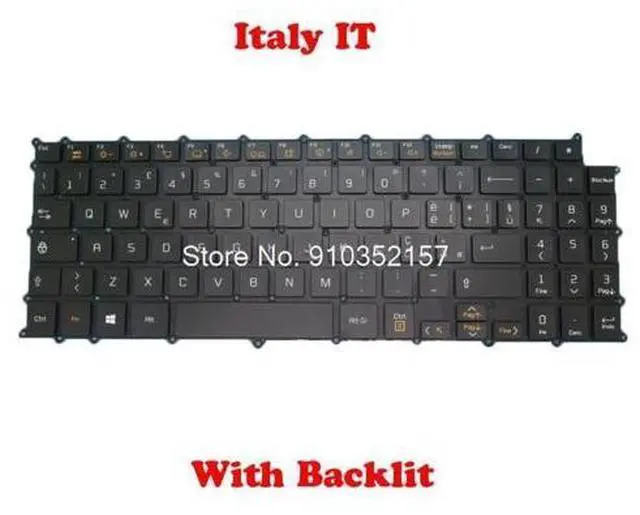 Main image of Laptop With Backlit Keyboard For LG 15Z980 15ZD980 LG15Z98 SG-90920-2IA SN3870BL AEW73949834 Italy IT Black Without Frame