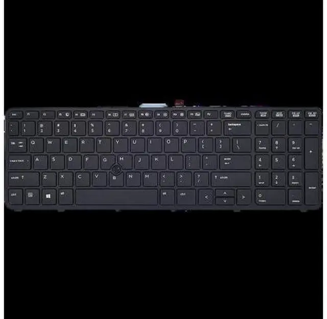 Main image of Send Keyboard Film US Backlit Keyboards Positivo Notebook Dns for HP 15 17 G1 G2 ZBOOK Black Frame