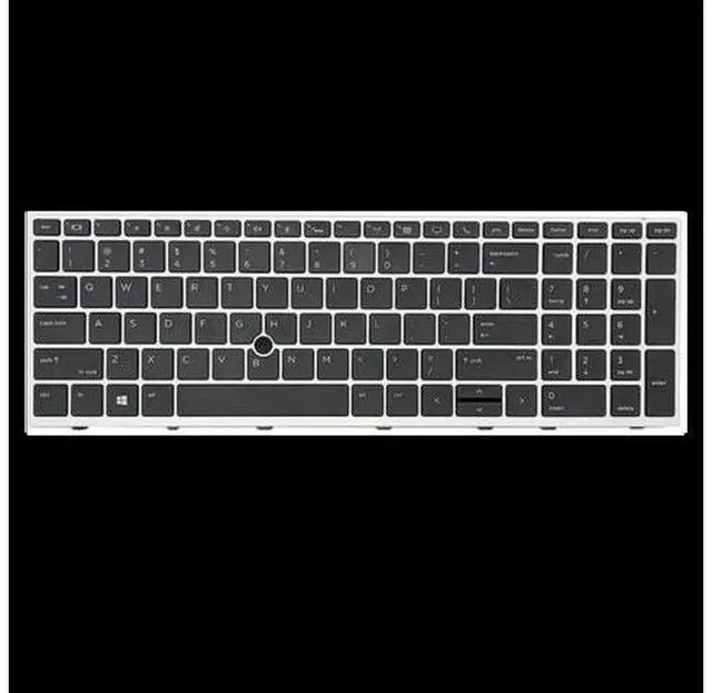 Main image of US Backlit Positivo Notebook Keyboard Dns Clevo for HP EliteBook 850 755 15u G5 850 G6 ZBook